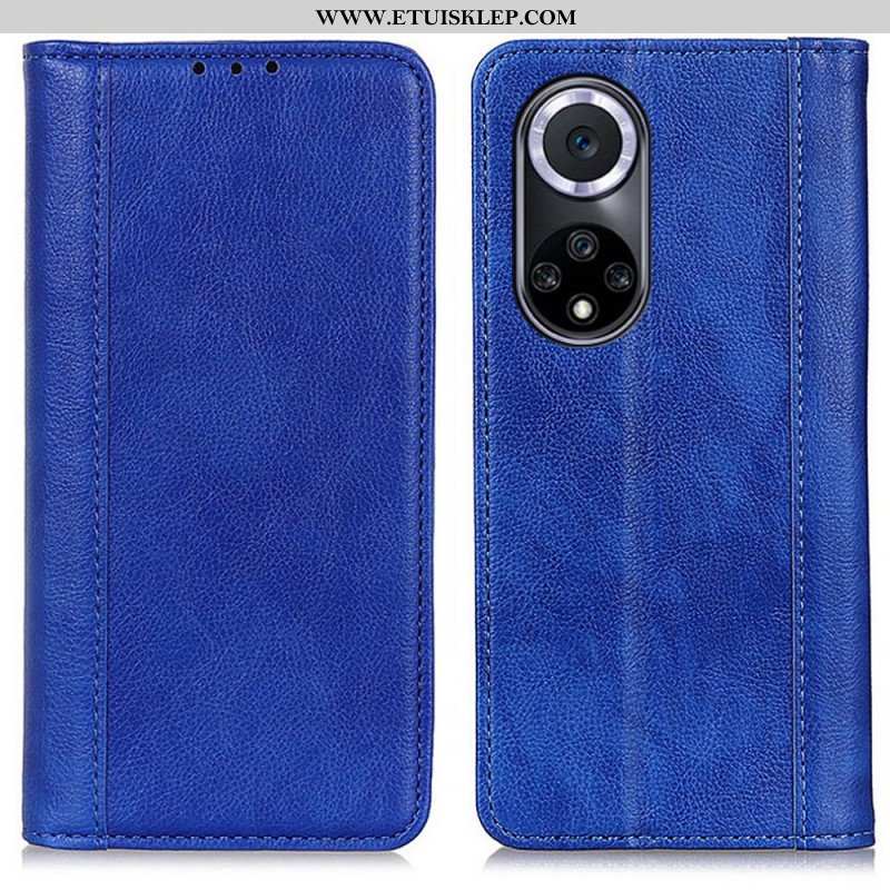 Etui Na Telefon do Honor 50 Etui Folio Elegancka Dwoina Skóry Liczi